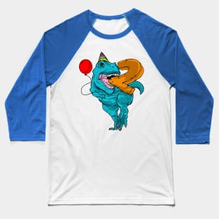 2 year old kid's birthday dinosaur Baseball T-Shirt